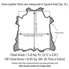 Italian Soft Nappa Full-Grain Leather - Metallic