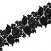 Lace Guipure Trim w Roses & Leaves