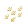 Leaves Filigree Ornamental Metal Embellishments (6 Pack)