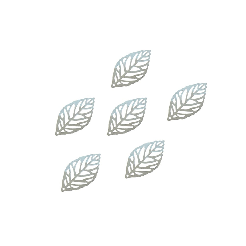 Leaves Filigree Ornamental Metal Embellishments (6 Pack)