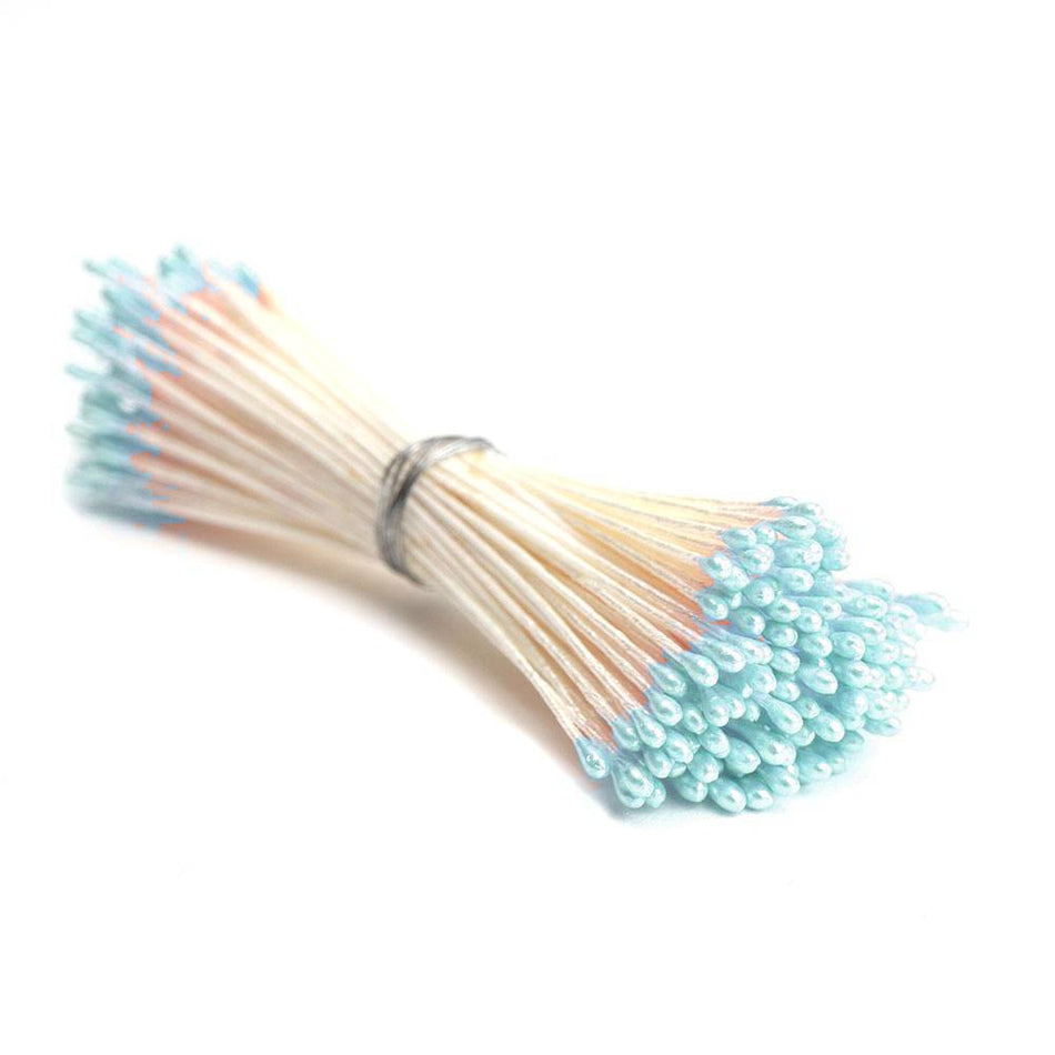 Flower Vintage Style Petite Stamens - Pearl Finish