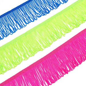 Stretch Looped Tassel Fringe - 8cm / 3"
