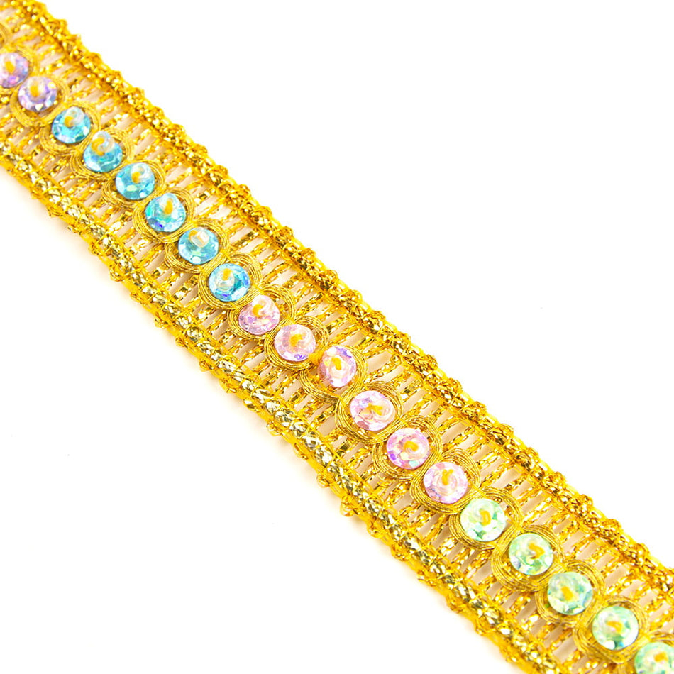 Sequins & Seed Beading Lurex Trim