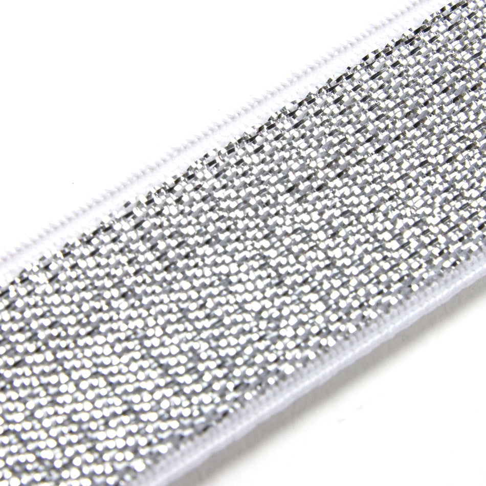 Metallic Lurex Elasticated Stretch Ribbon