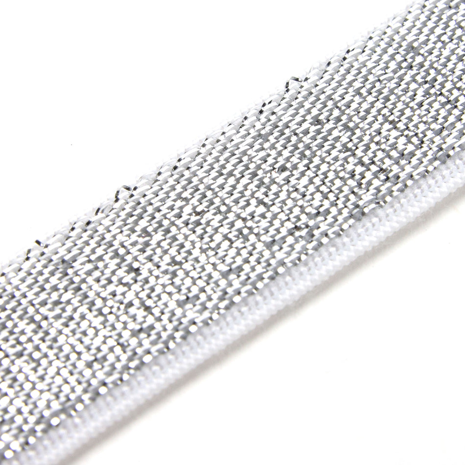 Metallic Lurex Elasticated Stretch Ribbon