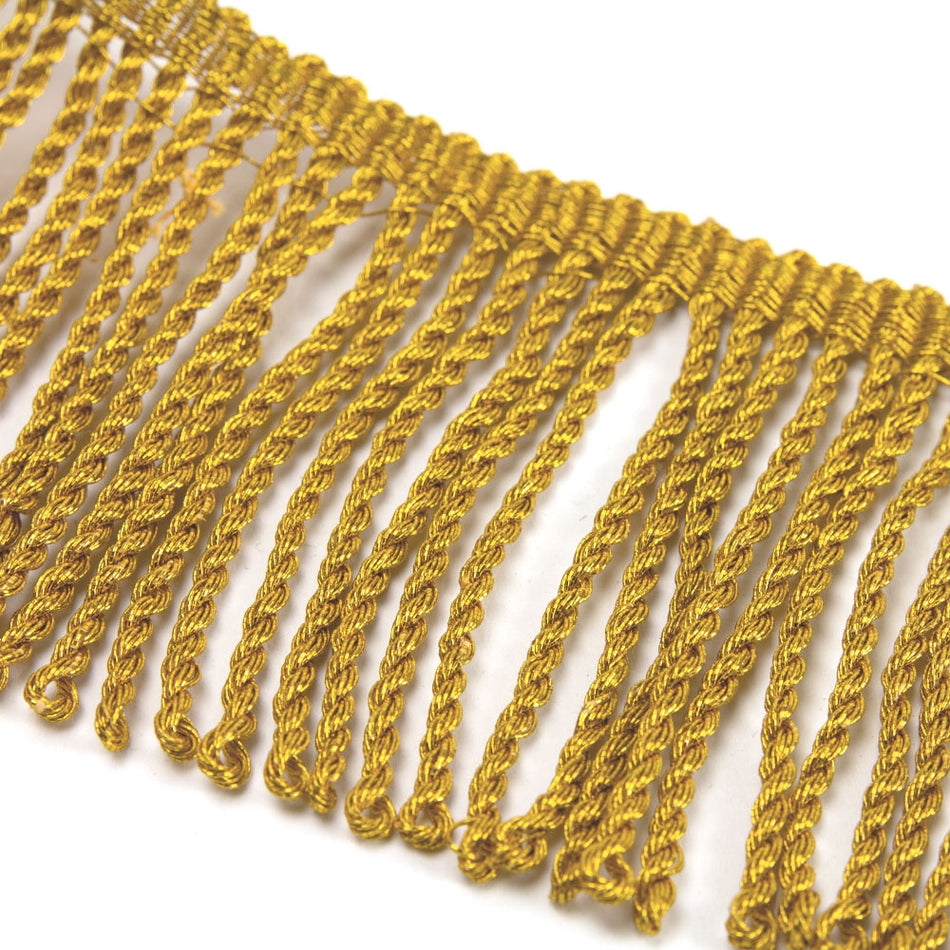 Twisted Bullion Lurex Tassel Fringe