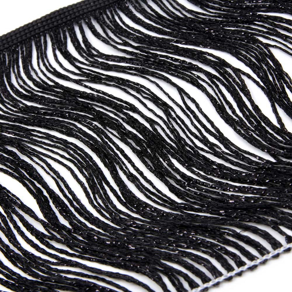 Lurex Looped Tassel Fringe - 15cm / 6"