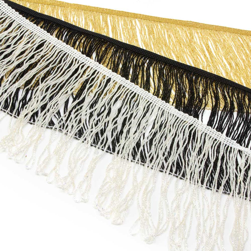 Lurex Looped Tassel Fringe - 15cm / 6"