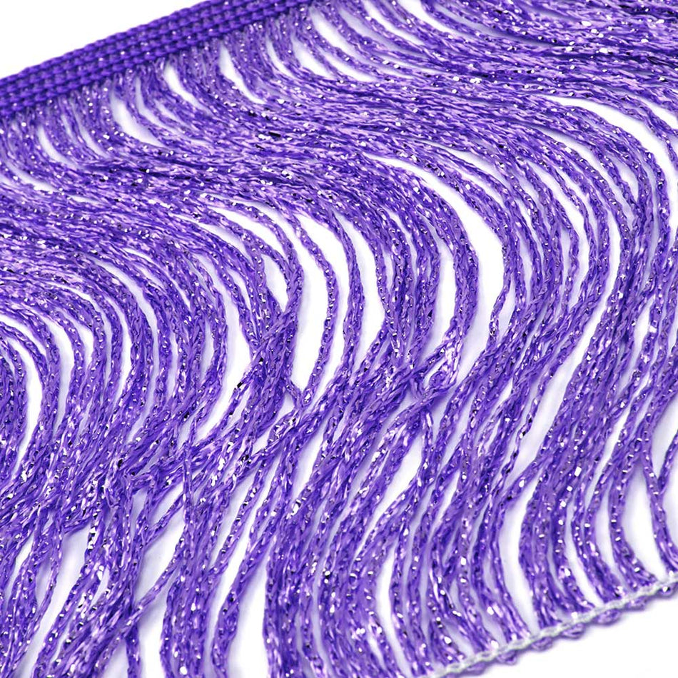 Lurex Looped Tassel Fringe - 15cm / 6"