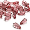 Briolette Faceted Teardrop Beads - Horizontal Drilled - 18x9mm (24 Pack)