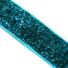 Velvet Elasticated Stretch Ribbon w Glitter - 16mm