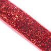 Velvet Elasticated Stretch Ribbon w Glitter - 16mm