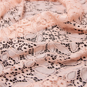Floral Lilies Stretch Lace