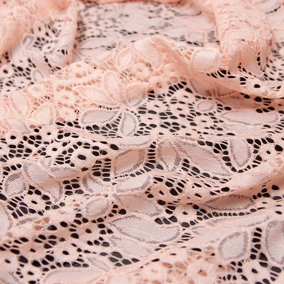 Floral Lilies Stretch Lace