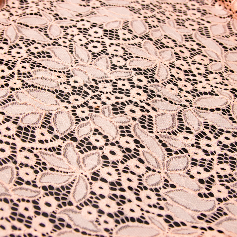 Floral Lilies Stretch Lace