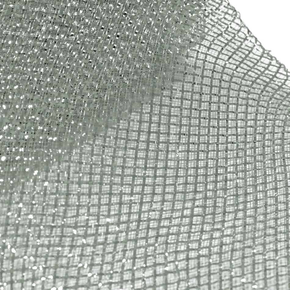 Crinoline 6" / 15cm - Metallic Threads w Crosshatch Pattern