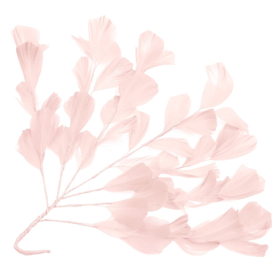Feather Wire Mount - Stripped Goose Leaf Spray