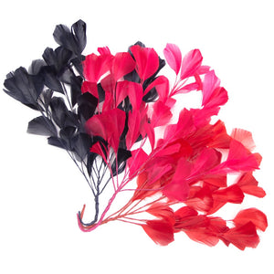 Feather Wire Mount - Stripped Goose Leaf Spray