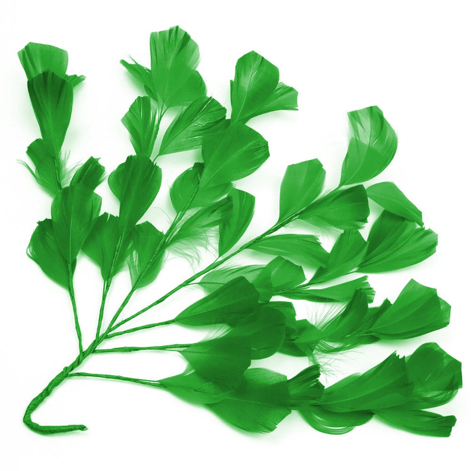 Feather Wire Mount - Stripped Goose Leaf Spray