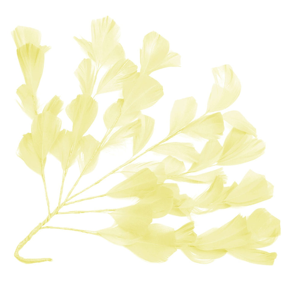Feather Wire Mount - Stripped Goose Leaf Spray