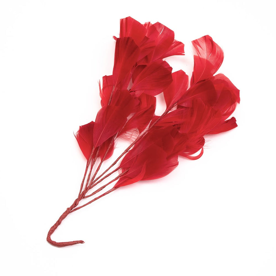 Feather Wire Mount - Stripped Goose Leaf Spray