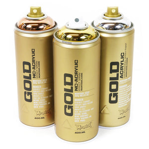Montana Gold Acrylic Sprays - Metallic Chrome Range