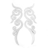 Scroll Wings (Left & Right) Royal Swirl Embroidered Motif (Pair)