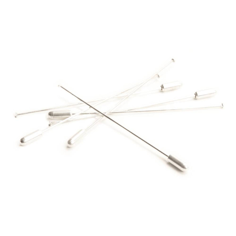 Hat Pin Blanks w Matching Clutch (5 Pack)
