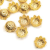 Pointed Petal Flower Metal Embellishments (24 Pack)