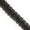 Lace Trim w 3D Fabric Roses & Pearls