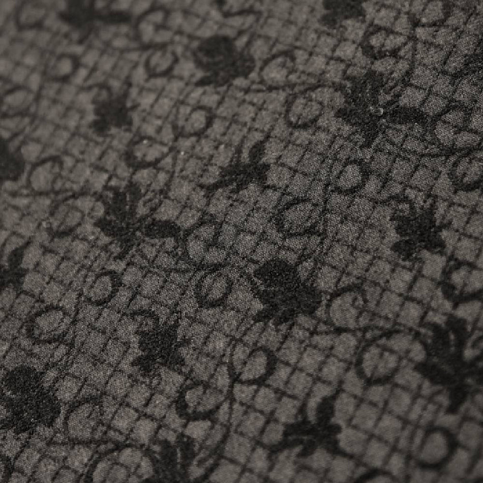 Floral Lattice Jacquard Powernet Mesh