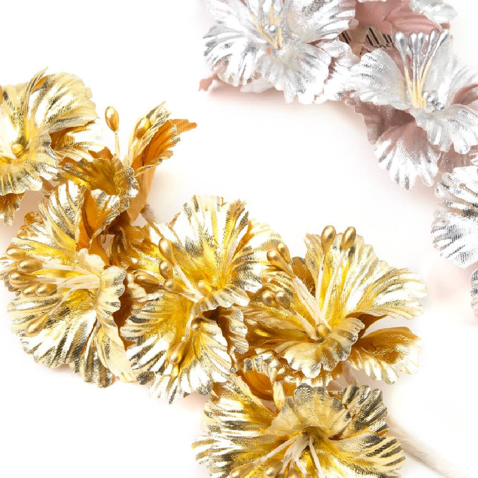 Flower Metallic Azalea Spray