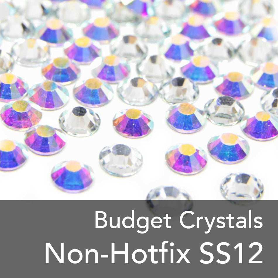 Non-Hotfix Budget Crystals - SS12 (10 Gross)