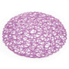 Paper Woven Flat Round Mat Base - Open Web 38cm/15"
