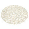 Paper Woven Flat Round Mat Base - Open Web 38cm/15"