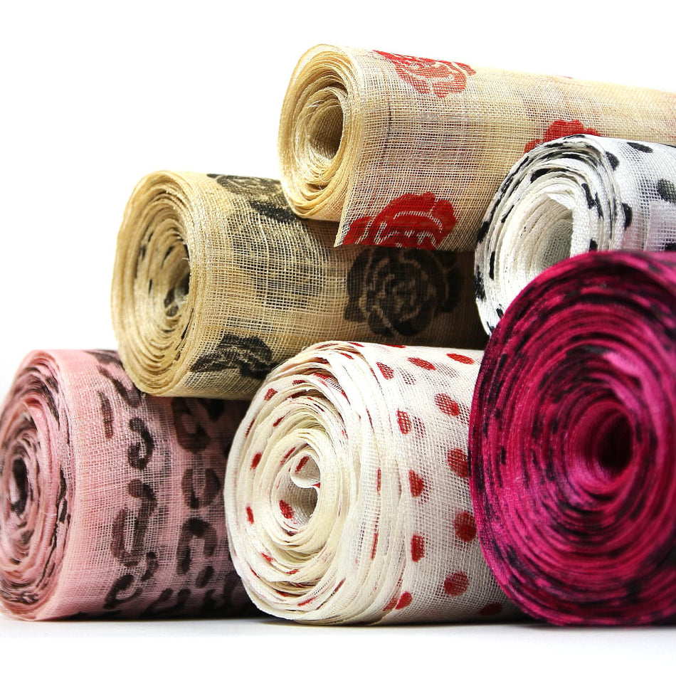 Patterns & Prints Sinamay Fabric