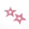 Diamante & Beaded Stars Motif (Pair)