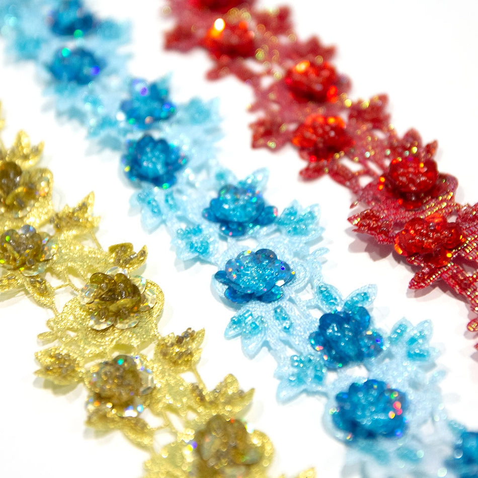 Posies Pop-Up Sequin Trim