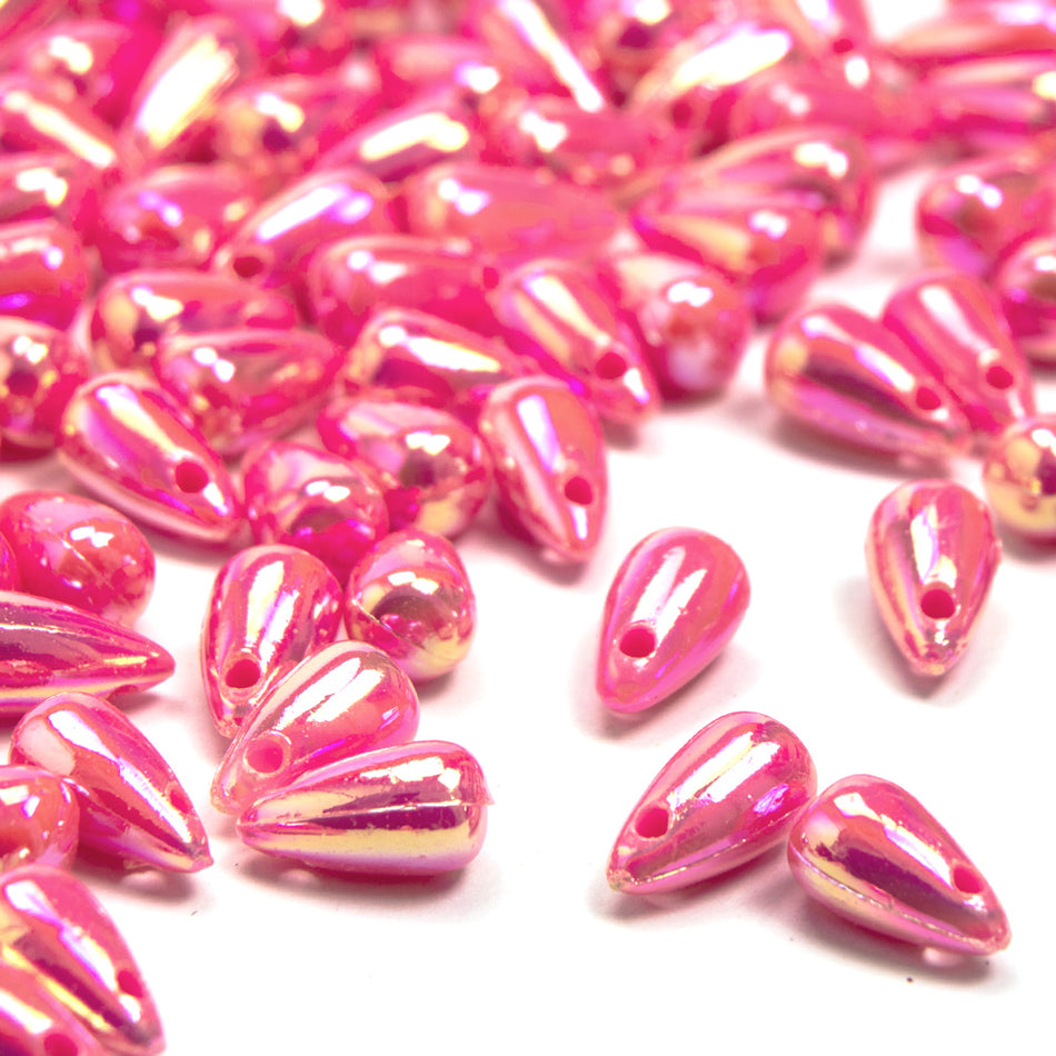 Teardrop Beads - Horizontal Drilled -10x6mm (48 Pack)