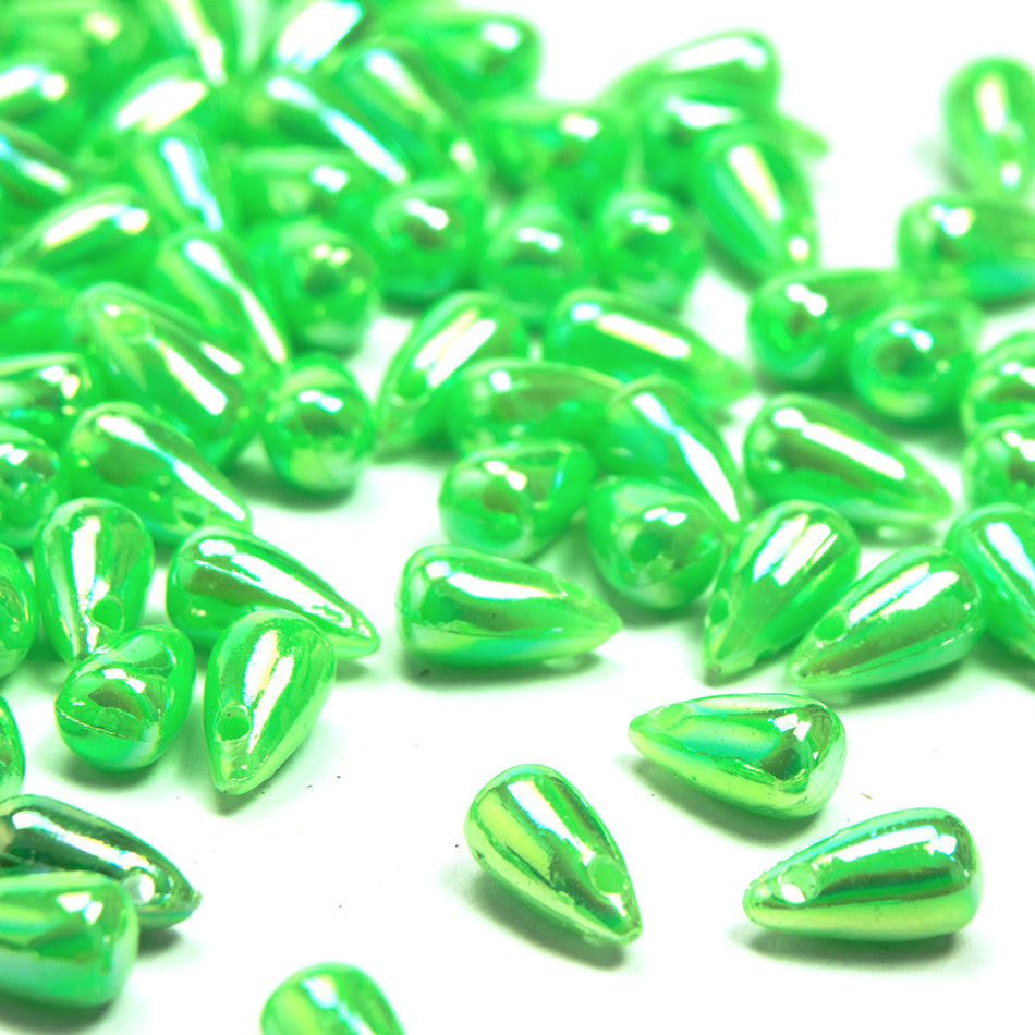 Teardrop Beads - Horizontal Drilled -10x6mm (48 Pack)