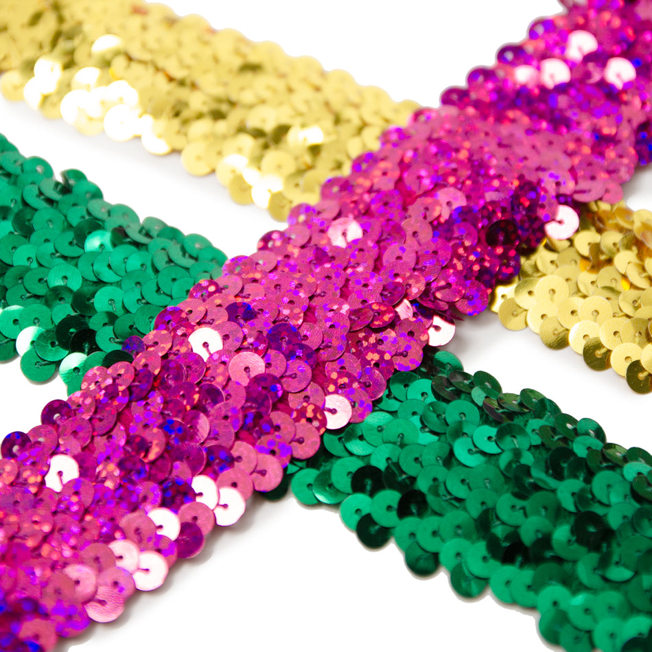 4-Row Sequin Stretch Trim