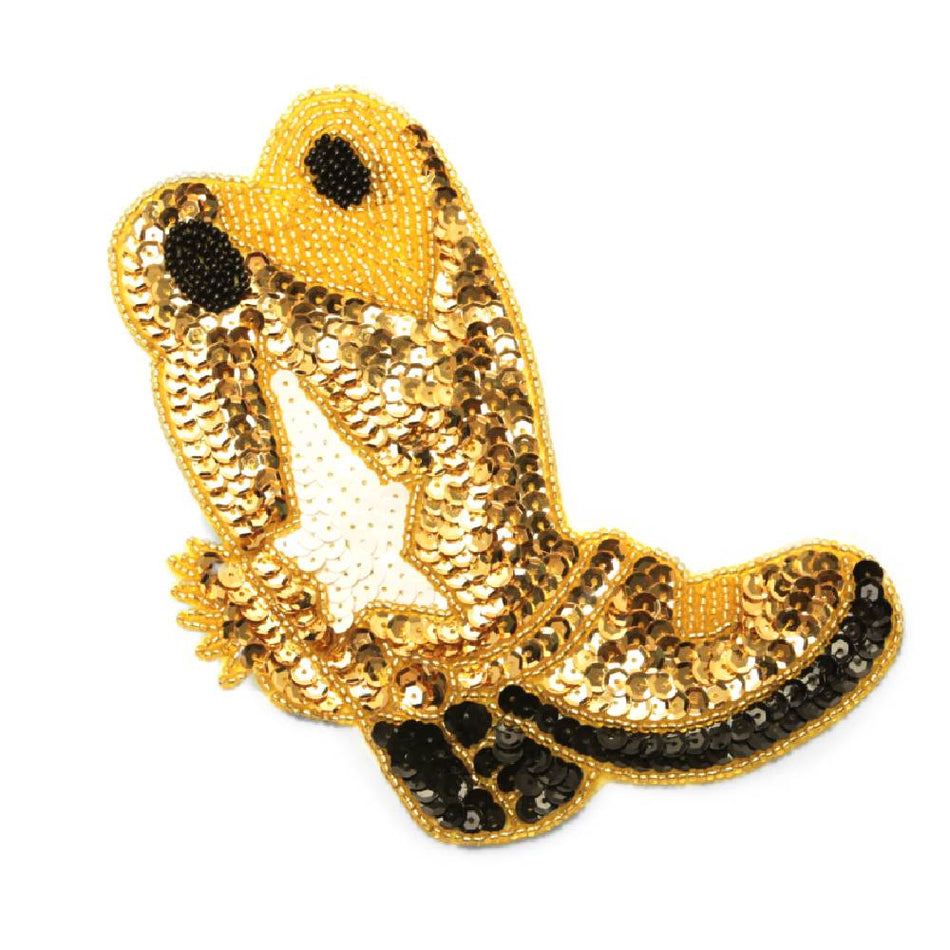 USA Sequin & Beaded Motif