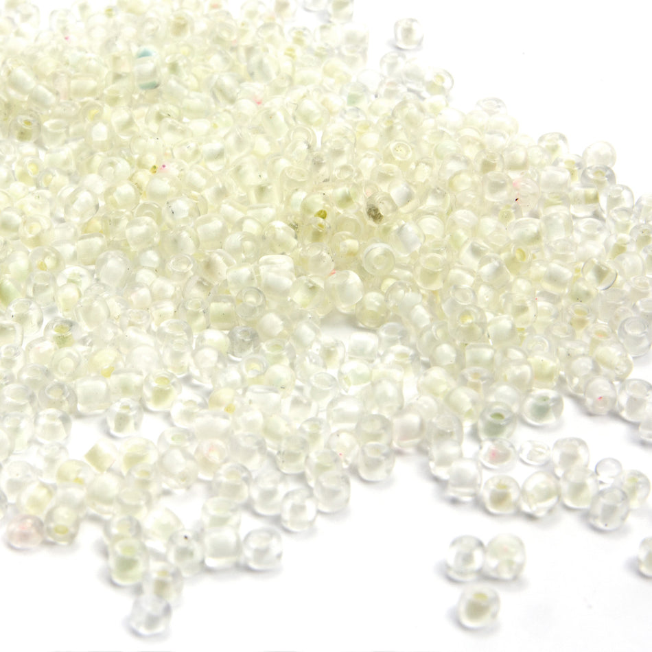 Colour-Lined Round Glass Seed Beads - 8/0 3.1mm