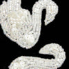 Swan Sequin & Beaded Motif