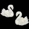 Swan Sequin & Beaded Motif