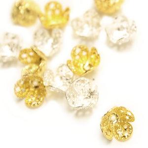 Flower Metal Embellishments (48 Pack)