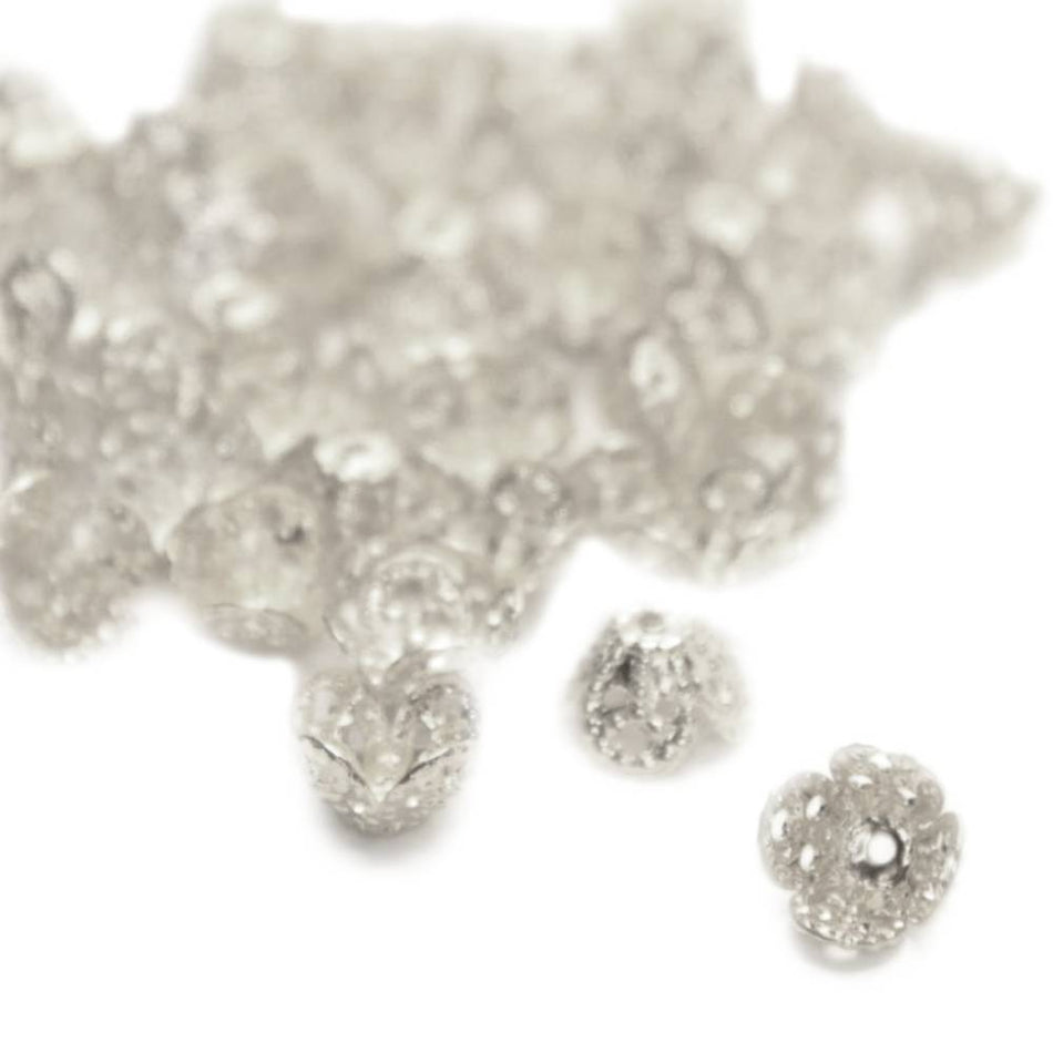 Flower Metal Embellishments (48 Pack)