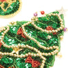 Christmas Sequin & Beaded Motif