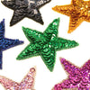 Star Sequin & Beaded Motif (Pair)