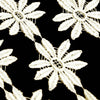 Lace Guipure Trim w Large Daisies